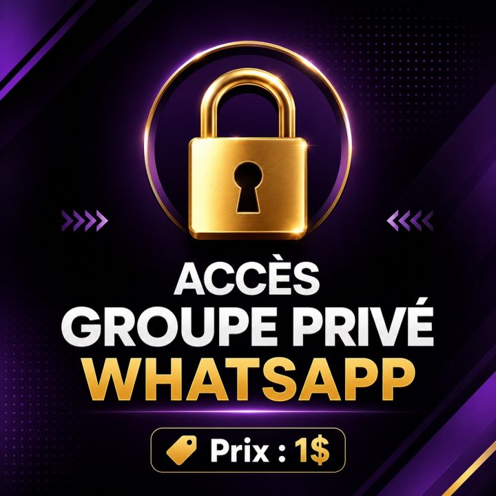 Private WhatsApp access group